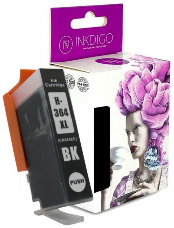 Tusz INKDIGO do HP 364 XL Black