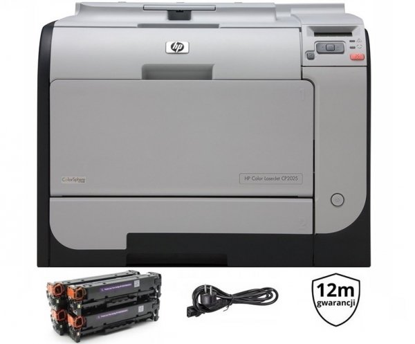 HP Color LaserJet CP2025dn | A4 | LAN | Duplex | TONERY | GW12 | CB495A
