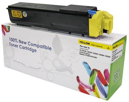 Toner Cartridge Web Yellow Kyocera TK500/TK510/TK520 zamiennik TK-500Y/TK510Y/TK520Y