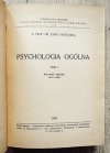 Józef Pastuszka Psychologia ogólna 1/2 [dedykacja Józefa Pastuszki]