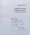 Włodzimierz Szturc O obrotach sfer romantycznych