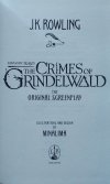J.K. Rowling • Fantastic Beasts: The Crimes of Grindelwald