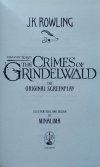 J.K. Rowling • Fantastic Beasts: The Crimes of Grindelwald