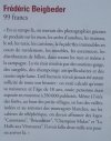 Frederic Beigbeder • 99 francs