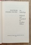 Czesław Miłosz Postwar Polish Poetry / 1965 / dedykacja Czesława Miłosza