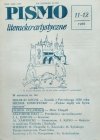 Pismo literacko-artystyczne 11-12/1985 • JL Borges, Salvador Dali, Michał Zoszczenko