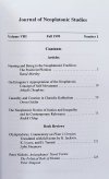 The Journal of Neoplatonic Studies Volume VIII Fall 1999