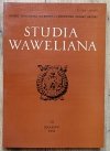 Studia Waweliana III