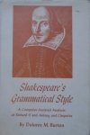 Dolores M. Burton • Shakespeare's Grammatical Style. A Computer-Assisted Analysis of Richard II and Antony and Cleopatra [Szekspir]
