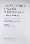 Halina Mieczkowska • Język i literatura słowacka w perspektywie słowiańskiej
