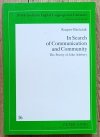 Kacper Bartczak In Search of Communication and Community. The Poetry of John Ashbery