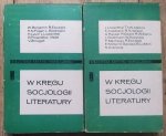 W kręgu socjologii literatury [Walter Benjamin, ThW Adorno, E Auerbach,  Rene Girard]