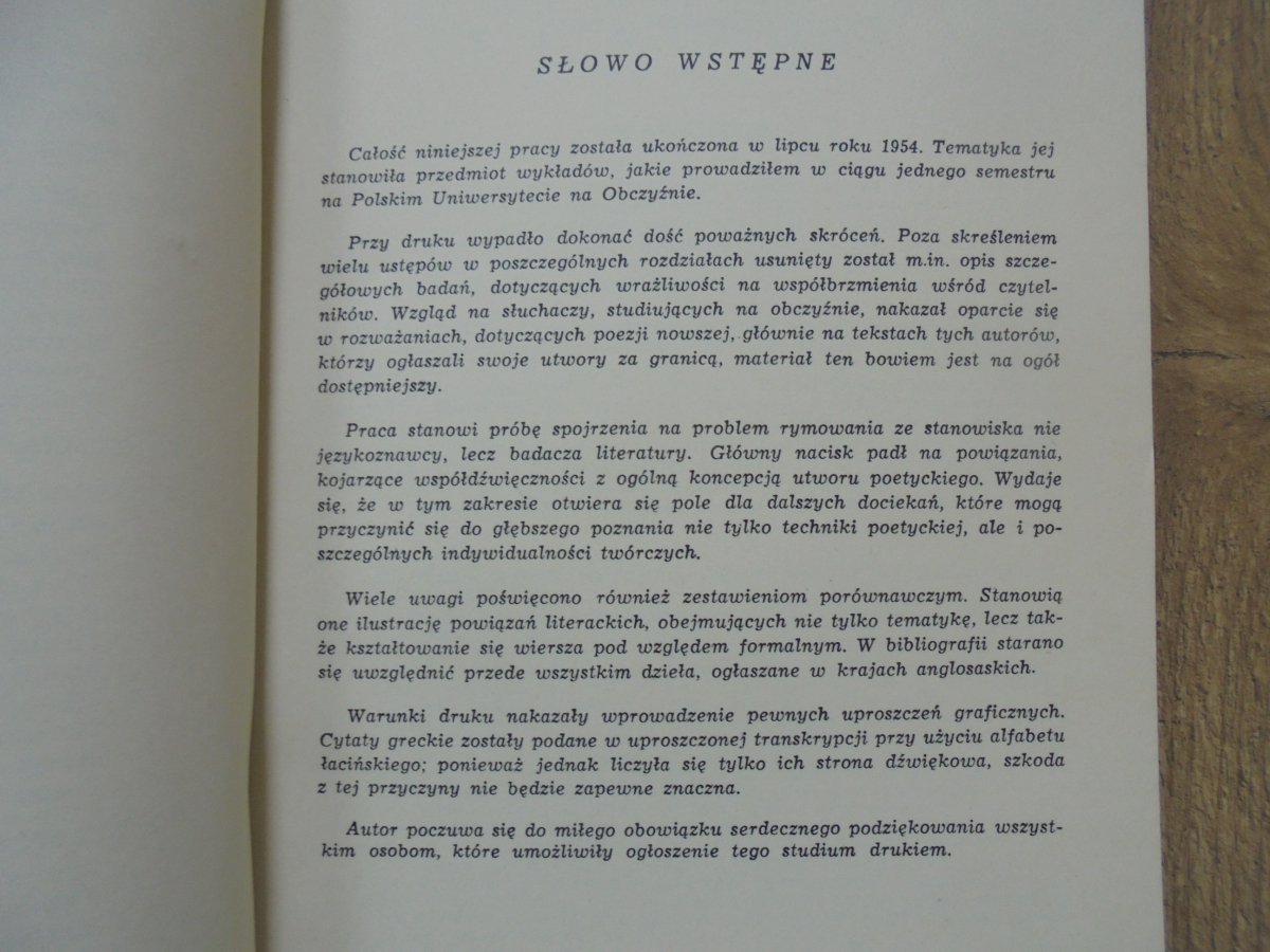 Mieczysław Giergielewicz • Rym i wiersz [Londyn 1957 ...