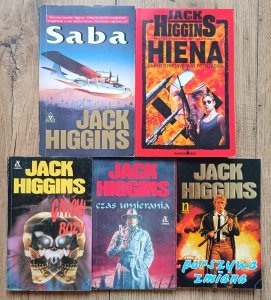 Jack Higgins x5 / Czas umierania. Gniew boży. Hiena. Parszywa zmiana. Saba