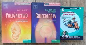 Położnictwo i ginekologia / zestaw 3 książek