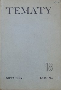 Tematy 18/1966 • Ezra Pound, Flaubert, Hemingway