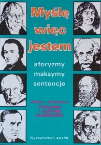 Czesława Glensk • Myślę więc jestem Aforyzmy maksymy sentencje