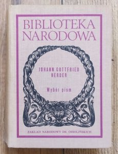 Johann Gottfried Herder • Wybór pism