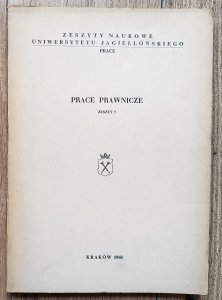 Prace prawnicze zeszyt 7 / autograf Marii Boruckiej-Arctowej