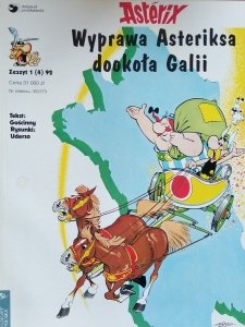 Gościnny, Uderzo • Asterix. Wyprawa Asterixa dookoła Galii. Zeszyt 1/92
