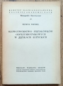 Słowotwórstwo przysłówków odprzymiotnikowych w językach łużyckich