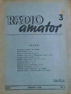 Radioamator numer 3/1950