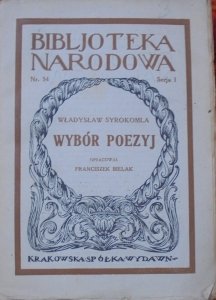 Władysław Syrokomla • Wybór poezyj