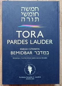 Tora Pardes Lauder. Księga czwarta. Bemidbar. Księga liczb