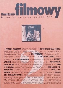 Kwartalnik filmowy 2 1993 • Gilles Deleuze, antropologia filmu