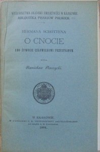 Schotten Herman • Hermana Schottena o cnocie abo żywocie człowiekowi przystojnym