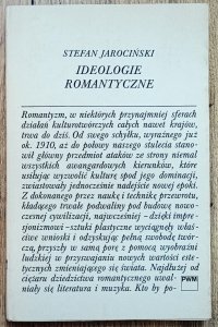 Stefan Jarociński • Ideologie romantyczne. 5 esejów o związkach muzyki z przemianami kultury