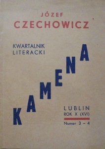 Józef Czechowicz • Kamena 3-4/1949