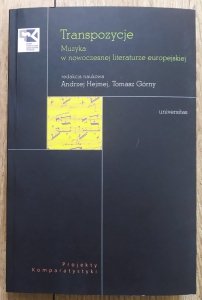 Transpozycje. Muzyka w nowoczesnej literaturze europejskiej