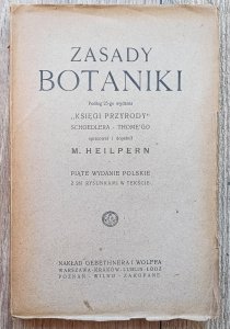 Maksymilian Heilpern • Zasady botaniki / 1922