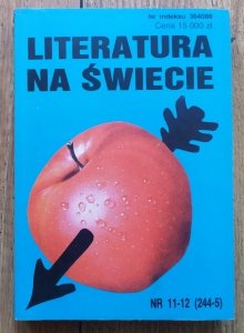 Literatura na Świecie 11-12/1991 (244-245) • Durrenmatt, Max Frisch, Kurt Marti, literatura szwajcarska