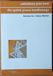 Stanisław Koc • Zakładowy plan kont dla spółek prawa handlowego