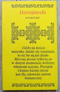 Fiodor Dostojewski • Aforyzmy