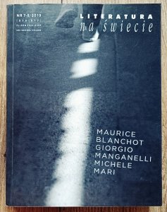 Literatura na świecie 7-8/2019 Maurice Blanchot