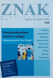 Znak 1/2001 • Postmodernizm kontra religia