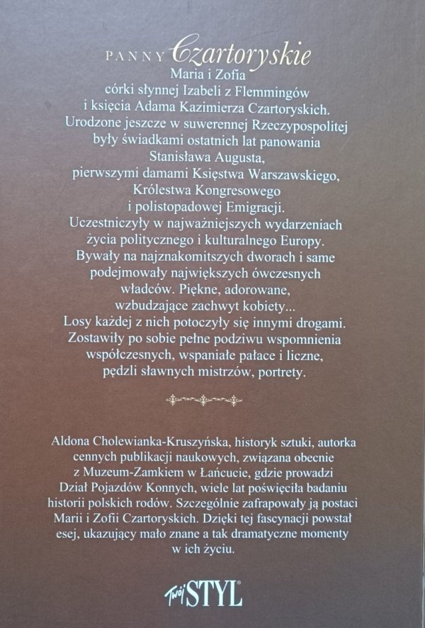 Aldona Cholewianka-Kruszyńska Panny Czartoryskie