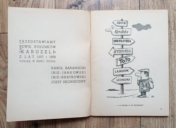 Rewia rysunków Karuzeli z lat 1959-1958