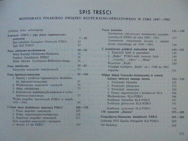 Monografia Polskiego Związku Kulturalno-Oświatowego w CSRS 1947-1962