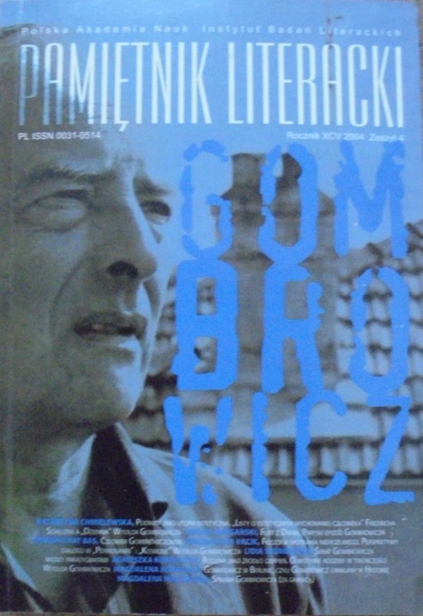 Pamiętnik Literacki 4/2004 • Witold Gombrowicz
