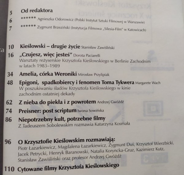 red. Andrzej Gwóźdź • W kręgu Krzysztofa Kieślowskiego: in memoriam w dziesiątą rocznicę śmierci