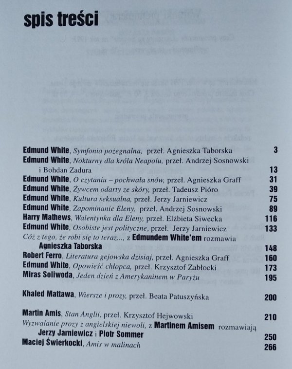 Literatura na świecie 3/1997 • Edmund White