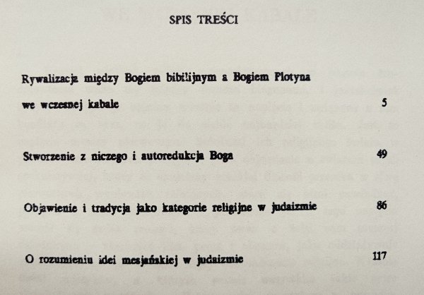 Gershom Scholem O głównych pojęciach judaizmu