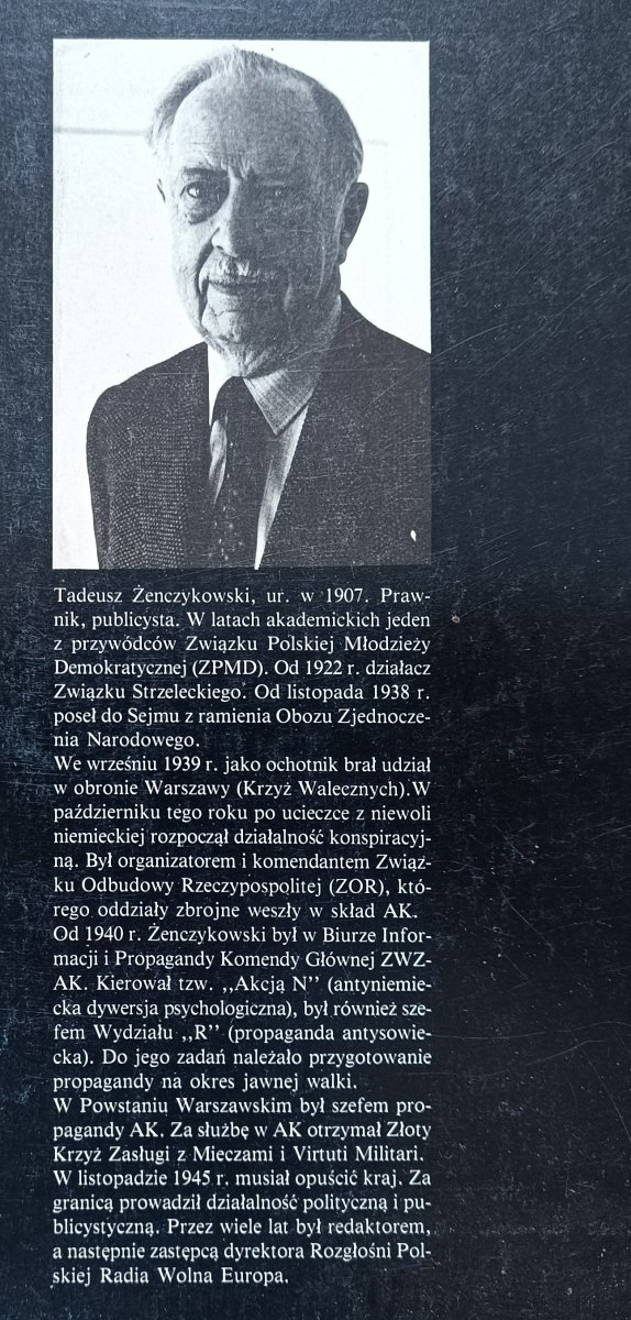 Tadeusz Żenczykowski Samotny bój Warszawy