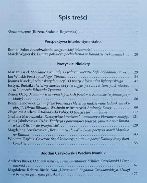 Literatura polska w Kanadzie. Studia i szkice