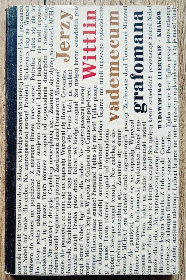 Jerzy Wittlin Vademecum grafomana