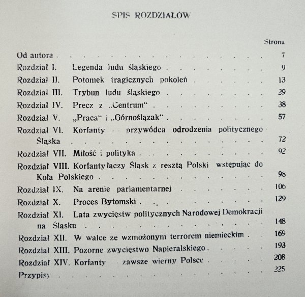Mieczysław Tobiasz Wojciech Korfanty. Odrodzenie narodowe i polityczne Śląska